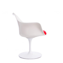 Tulip Arm Chair White