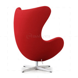 Egg Cashmere Wool Chair RED 