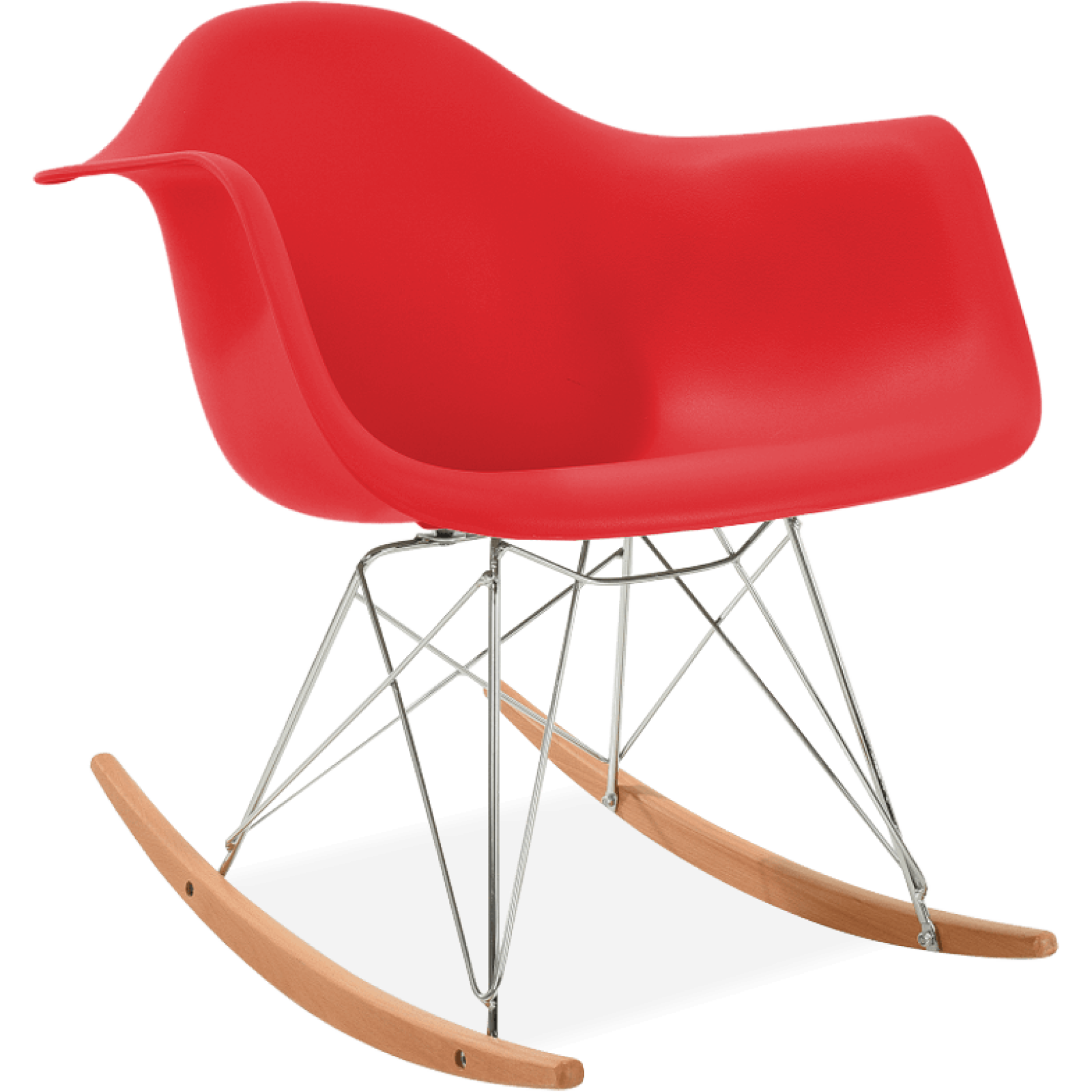 Rocking RAR Arm Chair Red