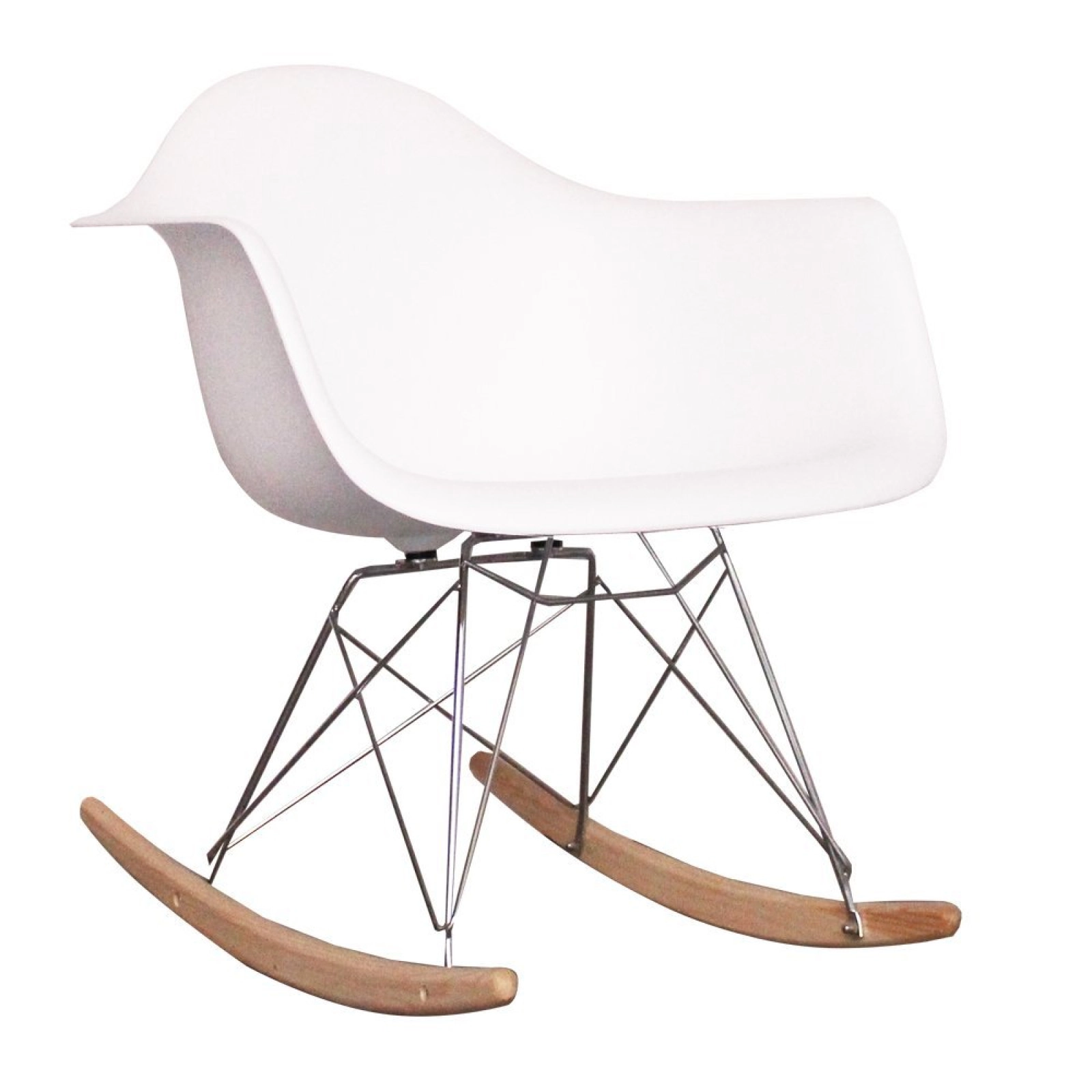 Rocking RAR Arm Chair White Rocking RAR Arm Chair White