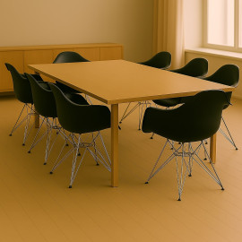 Dining DAR Arm Chair Black