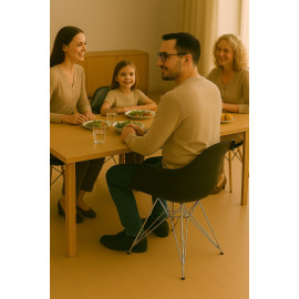 Dining DAR Arm Chair Black