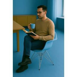 Dining DAR Arm Chair Blue