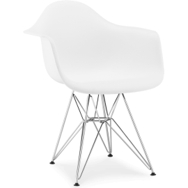Dining DAR Arm Chair White