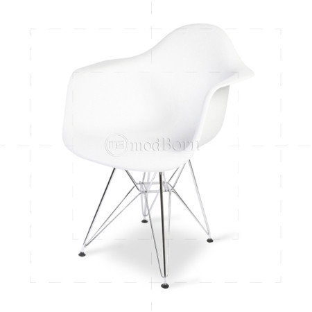 Dining DAR Arm Chair White