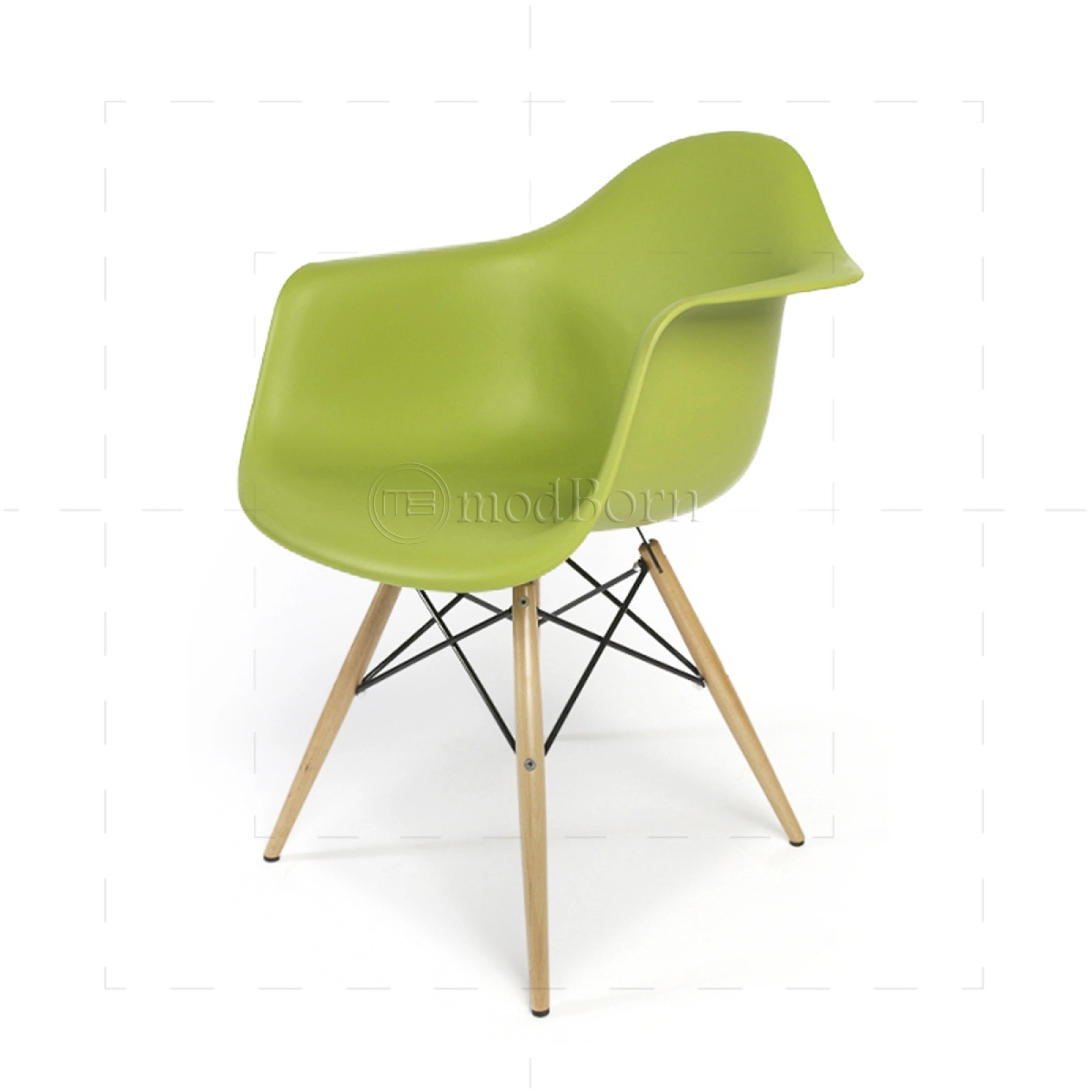 Dining DAW Arm Chair Green Dining DAW Arm Chair Green