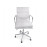 Office Chair – Low Back Soft Pad White Leather