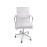 Office Chair – Low Back Soft Pad White Leather
