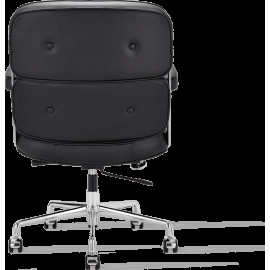 Office Lobby Black Leather Executive Chair