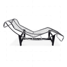 LC4 Chaise Longue  Black Leather 