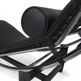 LC4 Chaise Longue  Black Leather 
