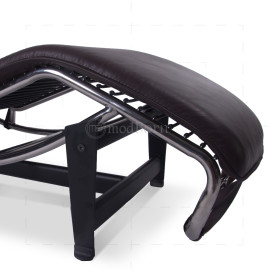 Le Corbusier Style LC4 Chaise Longue – Brown Leather