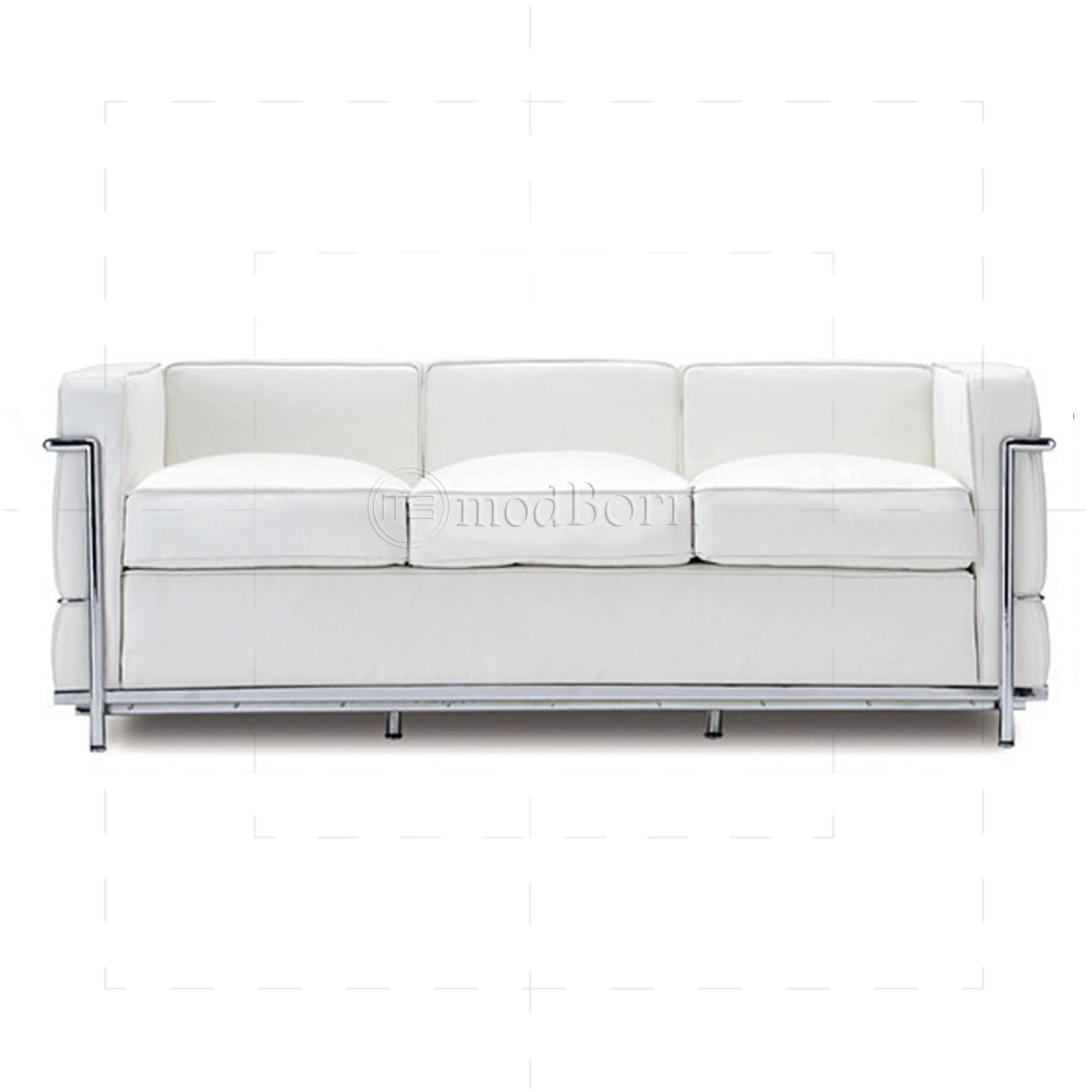 LC2 Sofa 3 Seater White Leather LC2 Sofa 3 Seater White Leather