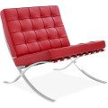 Barcelona Style  Chair Red Leather