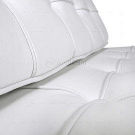 Barcelona Style Chair – White Leather