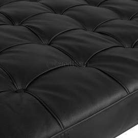 Barcelona Style Day Bed Black Leather