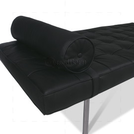 Barcelona Style Day Bed Black Leather