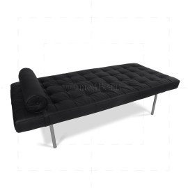 Barcelona Style Day Bed Black Leather