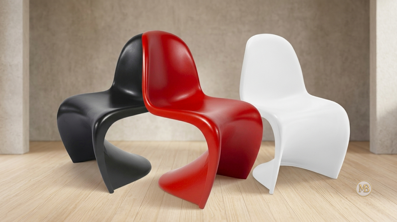 Verner Panton working on futuristic furniture concepts