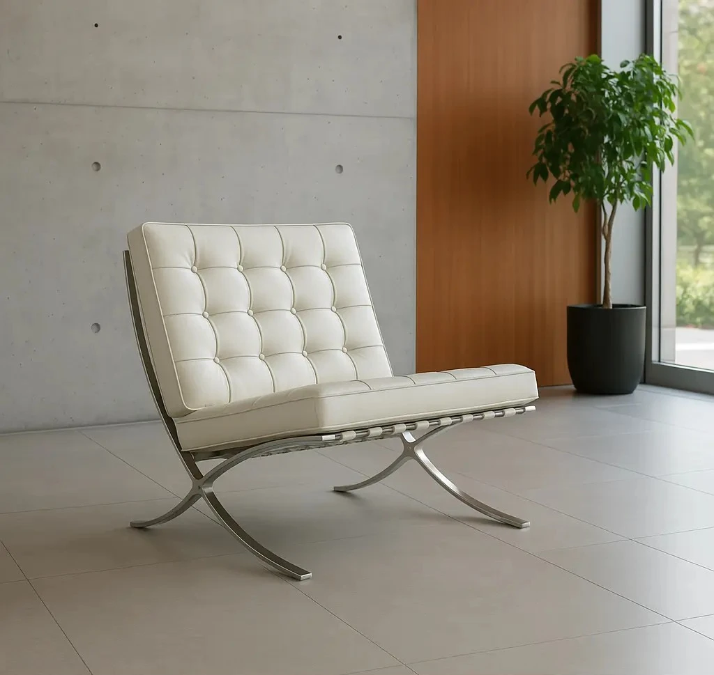 Barcelona Chair in modern interior