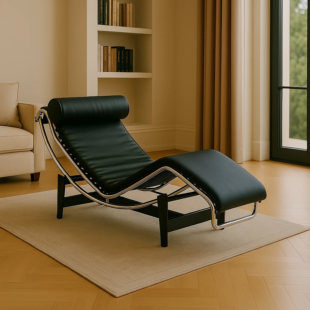 LC4 Chaise in minimalist living room