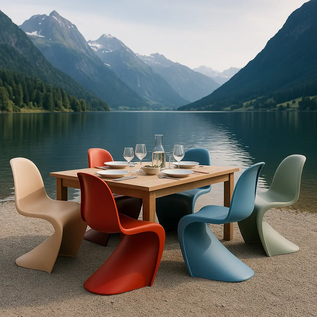 Panton Chair – Icon of Sculptural Elegance Verner Panton Chair in contemporary interior